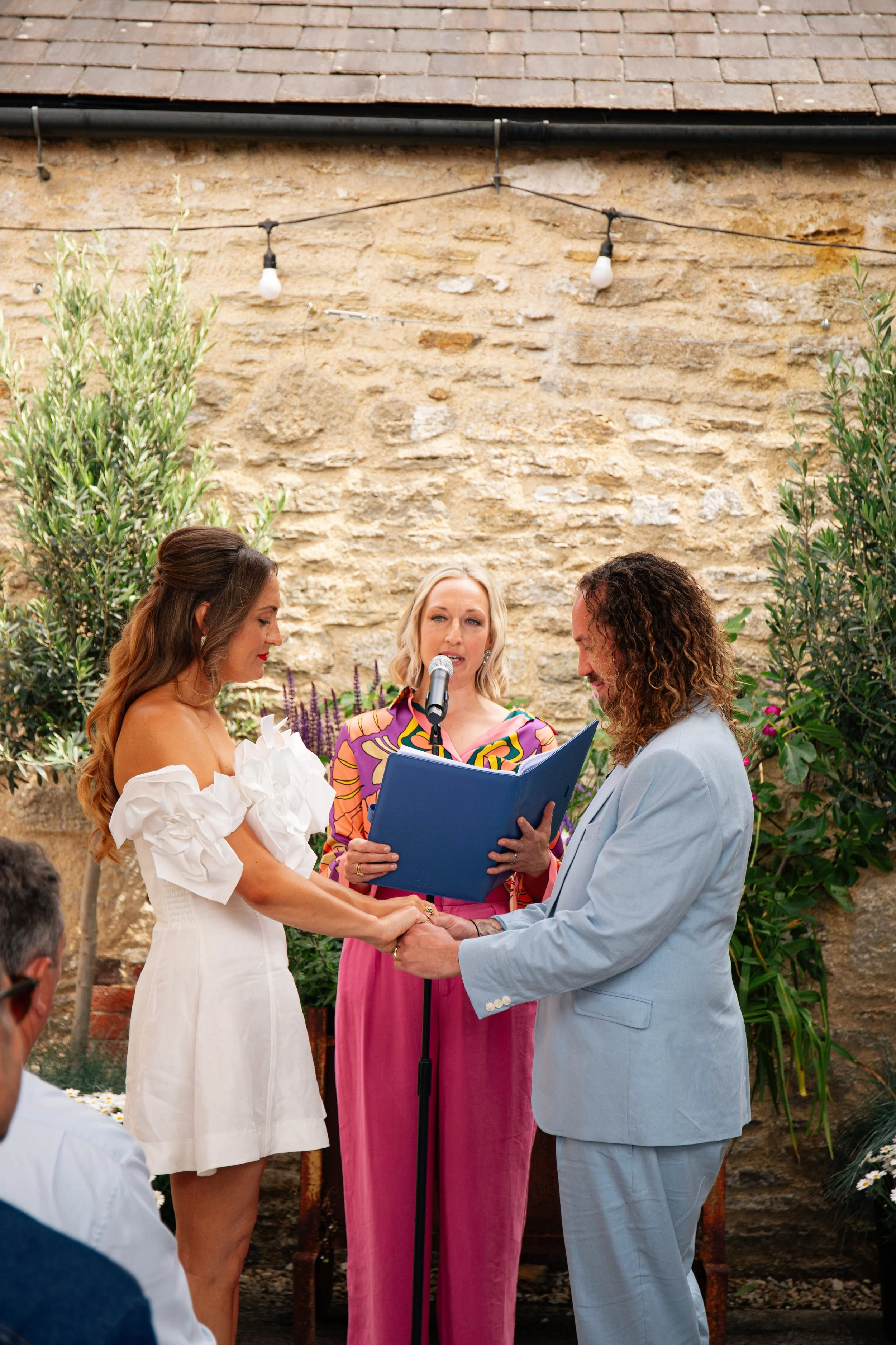 Wedding ceremony moment